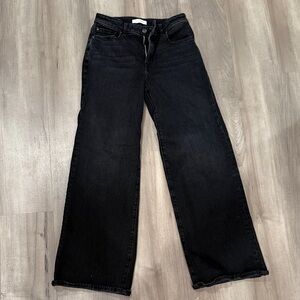 Treasure & Bond Black Wide Leg Jeans